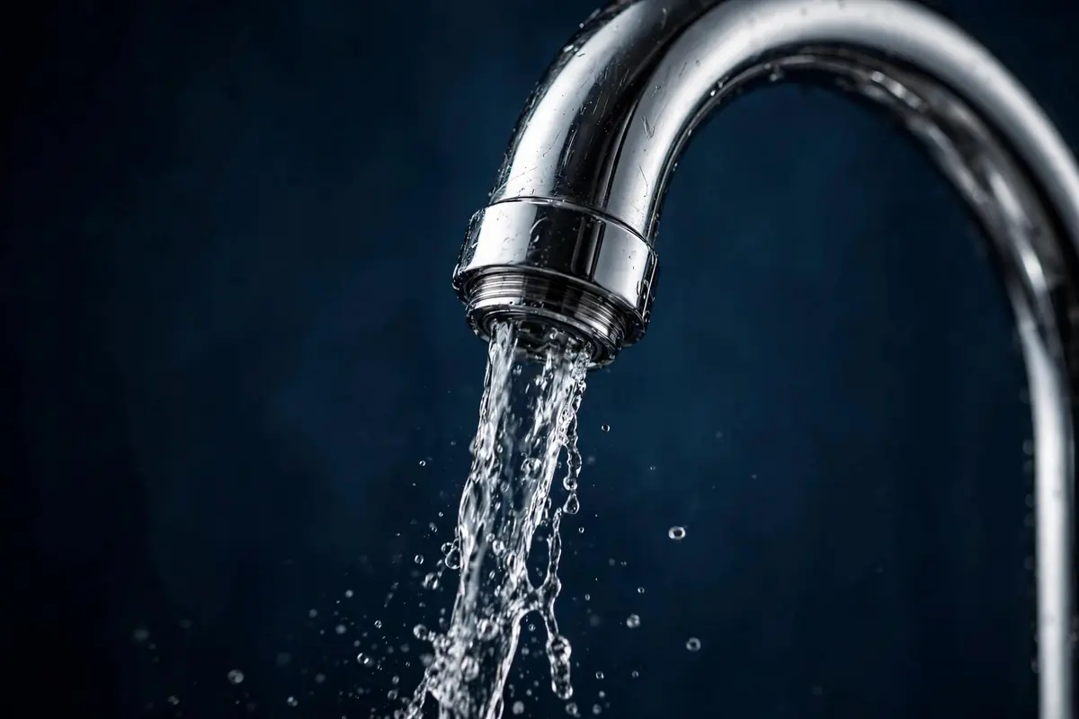 Finished faucet installation by Dublin-Plumber